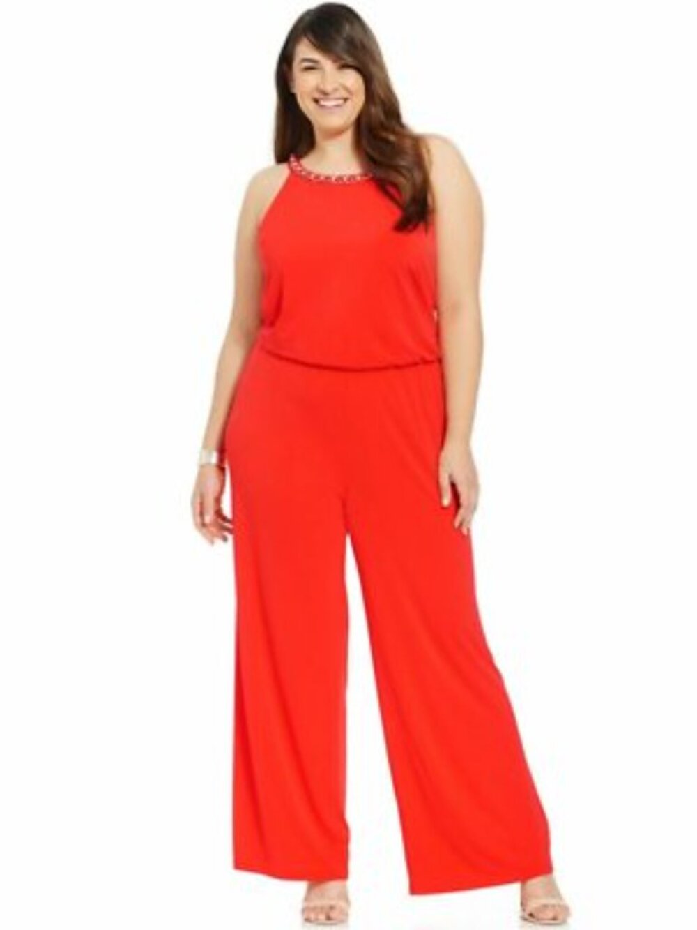 Style & Co Orange Jumpsuit
